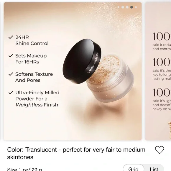 Laura Mercier Translucent Loose Setting Powder - Picture 4 of 5